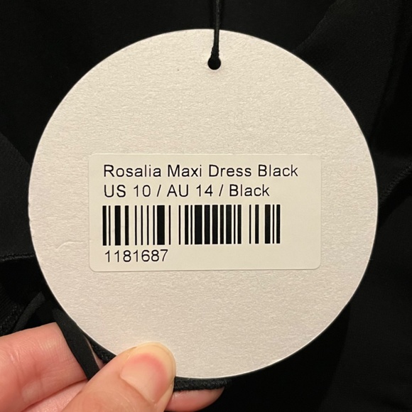 Rosalia Maxi Dress Black Princess Polly Witchy Whimsigoth - Picture 8 of 8